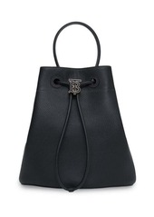 Burberry Small Grainy Leather TB Bucket Bag