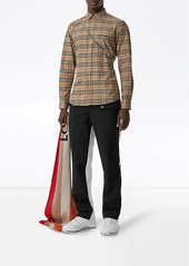 Burberry small scale check shirt