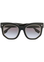 Burberry square oversized frame sunglasses