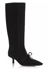 Burberry Storm Suede Knee-High Boots