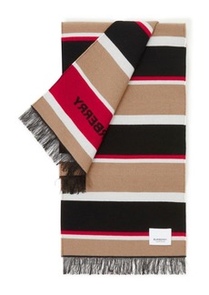 Burberry striped wool scarf