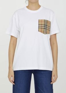 Burberry T-shirt with Check pocket