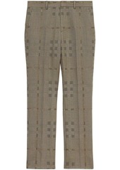 Burberry tailored checked trousers