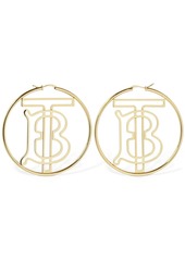 Burberry Spear Silver Stud Earrings - Farfetch