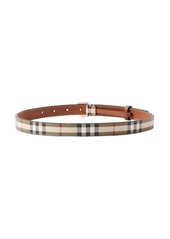 Burberry TB monogram-plaque checked belt