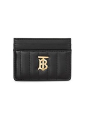 Burberry TB monogram-plaque leather cardholder