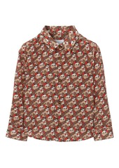 Burberry Thoma Bear print cotton-silk shirt