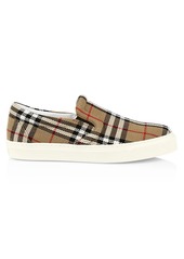 Burberry Thompson Check Canvas Loafers