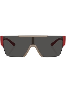 Burberry tinted-lenses mask-frame sunglasses