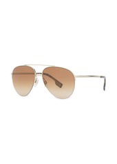 Burberry top bar aviator-style sunglasses