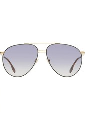Burberry Top Bar Detail Pilot Sunglasses