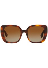 Burberry tortoiseshell oversized square-frame sunglasses