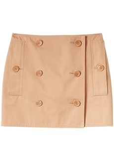 Burberry trench cotton mini skirt