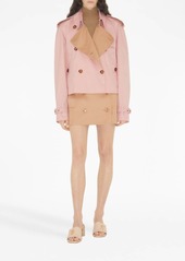 Burberry trench cotton mini skirt