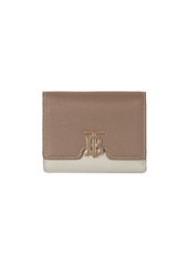 Burberry Tri-tone grained-effect wallet