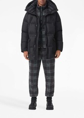 Burberry two-pocket puffer coat