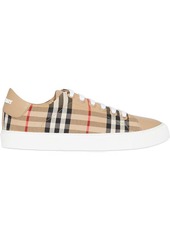 Burberry Vintage Check and Leather Sneakers