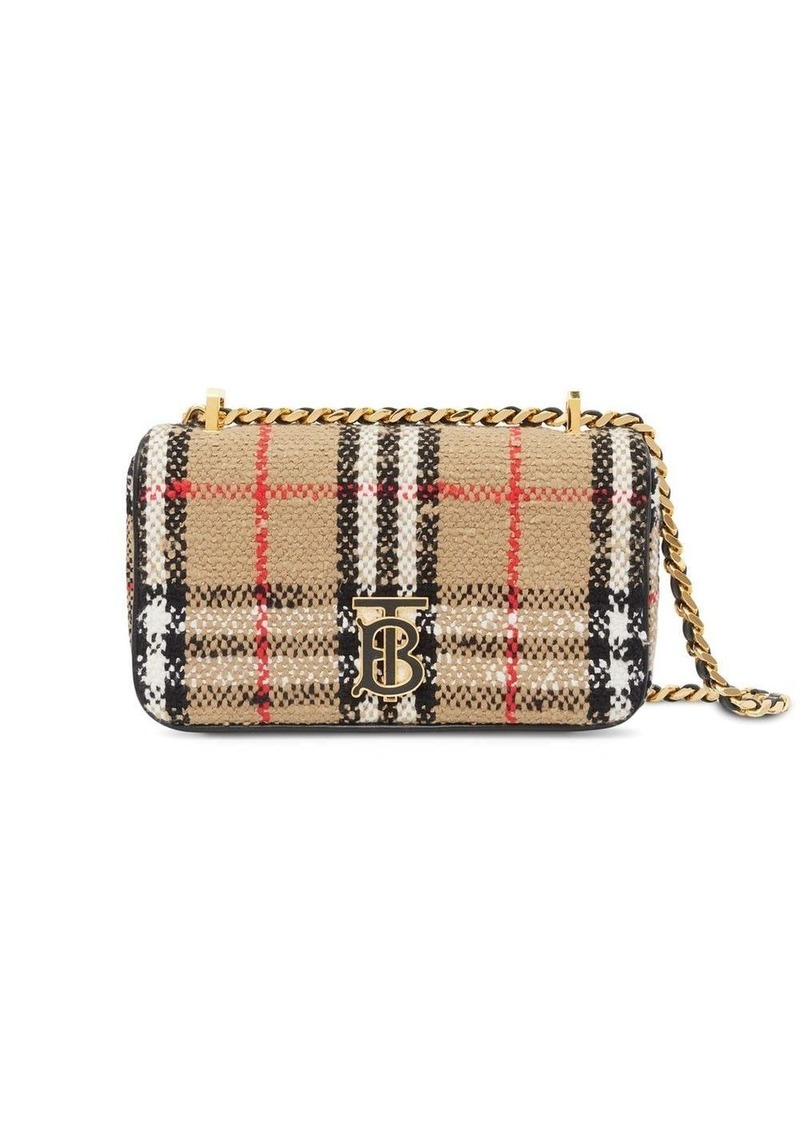 Burberry Vintage-check bouclé Lola bag