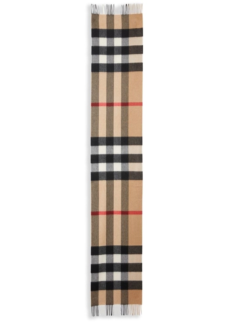 Burberry vintage check cashmere scarf