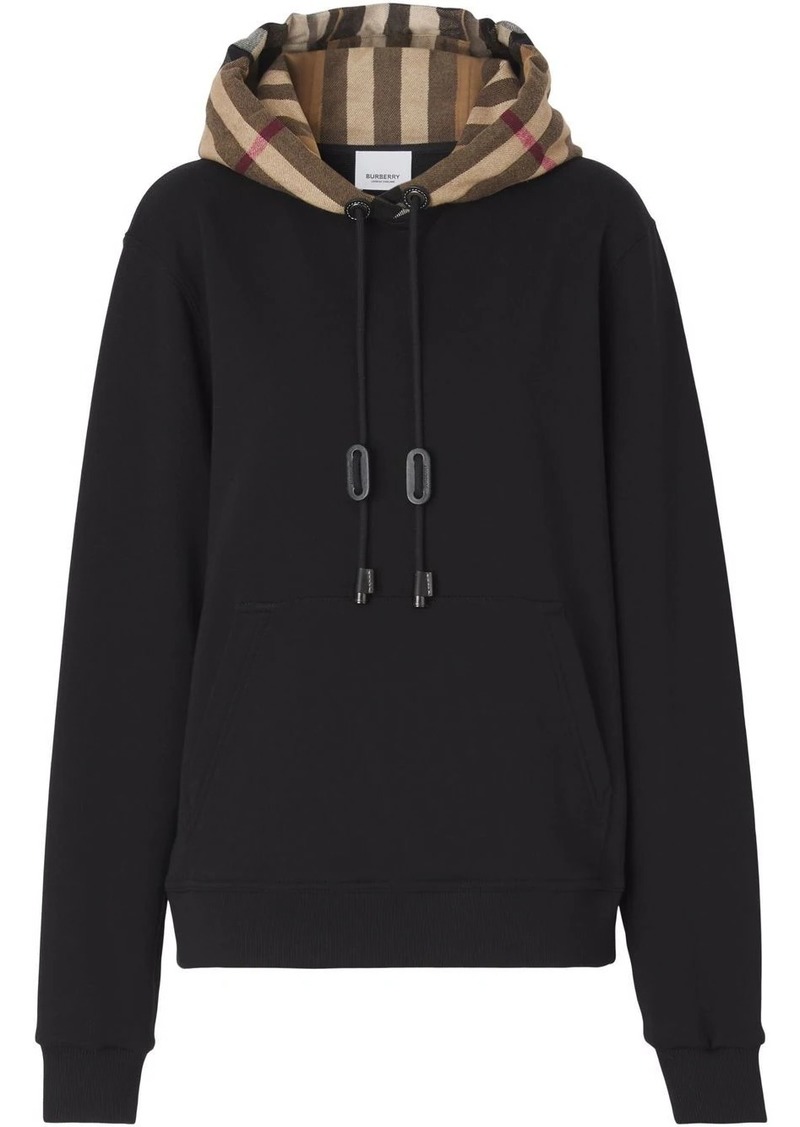 Burberry Vintage-check cotton hoodie