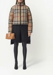 Burberry Vintage Check cropped puffer jacket