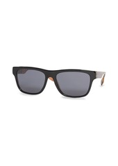 Burberry vintage check detail square frame sunglasses
