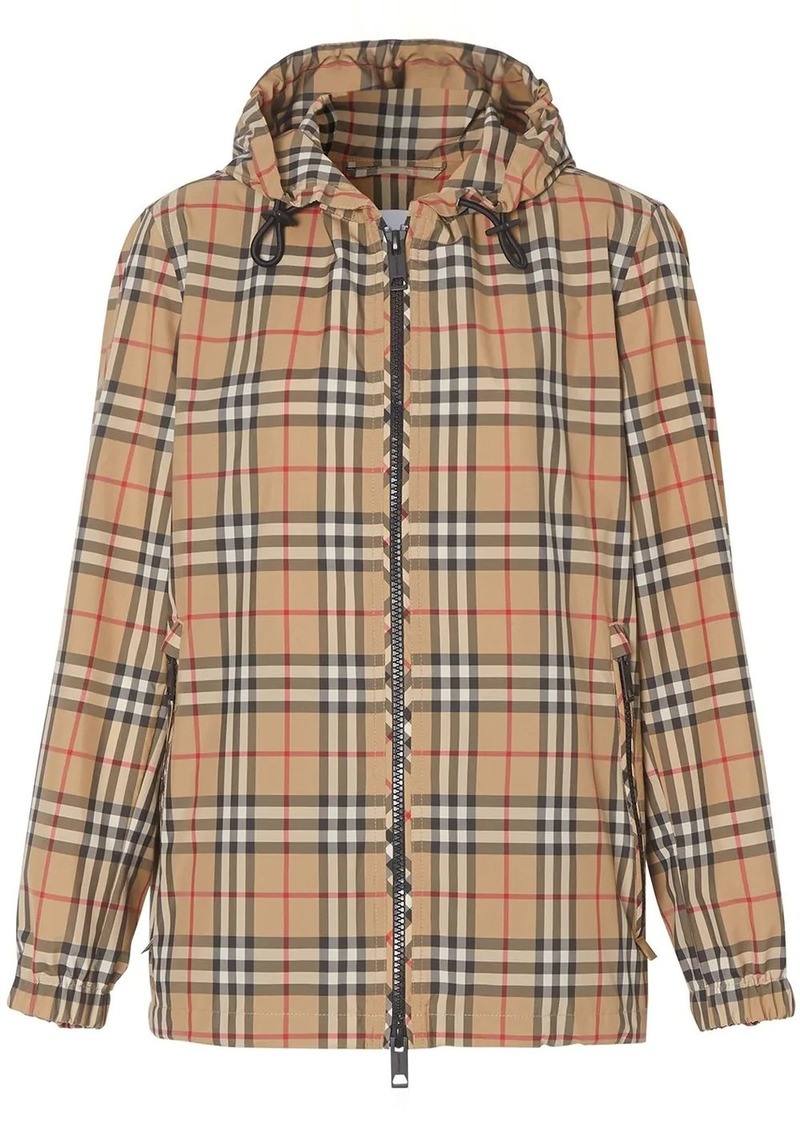 Burberry Vintage Check hooded jacket