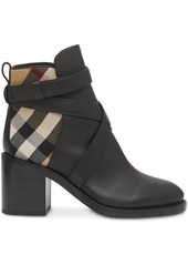 Burberry Vintage Check panel ankle boots