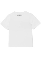 Burberry Vintage Check-panelled cotton T-shirt