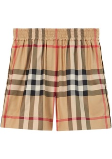Burberry Vintage Check-pattern cotton shorts