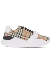 Burberry Vintage Check-pattern touch-strap sneakers