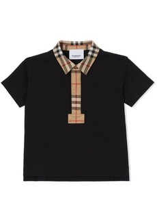 Burberry Vintage Check piqué polo shirt