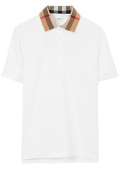 Burberry Vintage check print-detail polo shirt