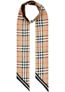 Burberry Vintage Check skinny scarf
