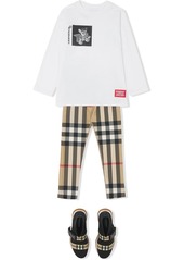 Burberry Vintage Check stretch jersey leggings
