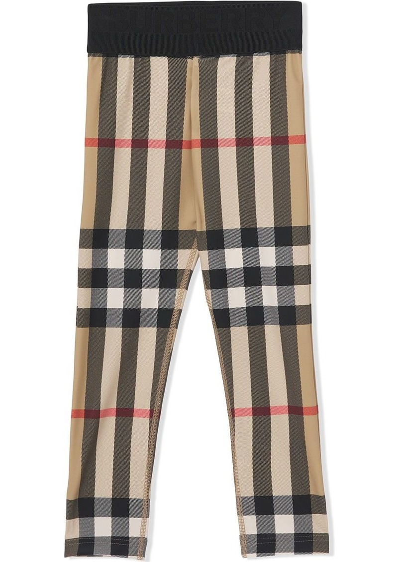 Burberry Vintage Check stretch jersey leggings