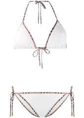 Burberry Vintage Check-trim bikini