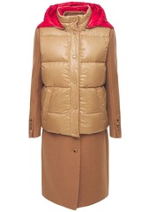 Burberry Wool Coat W/vest