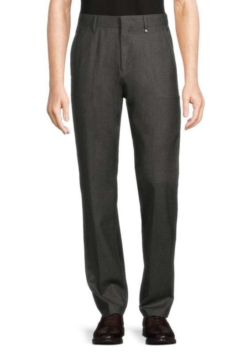 Burberry Wool Flat Front Pants