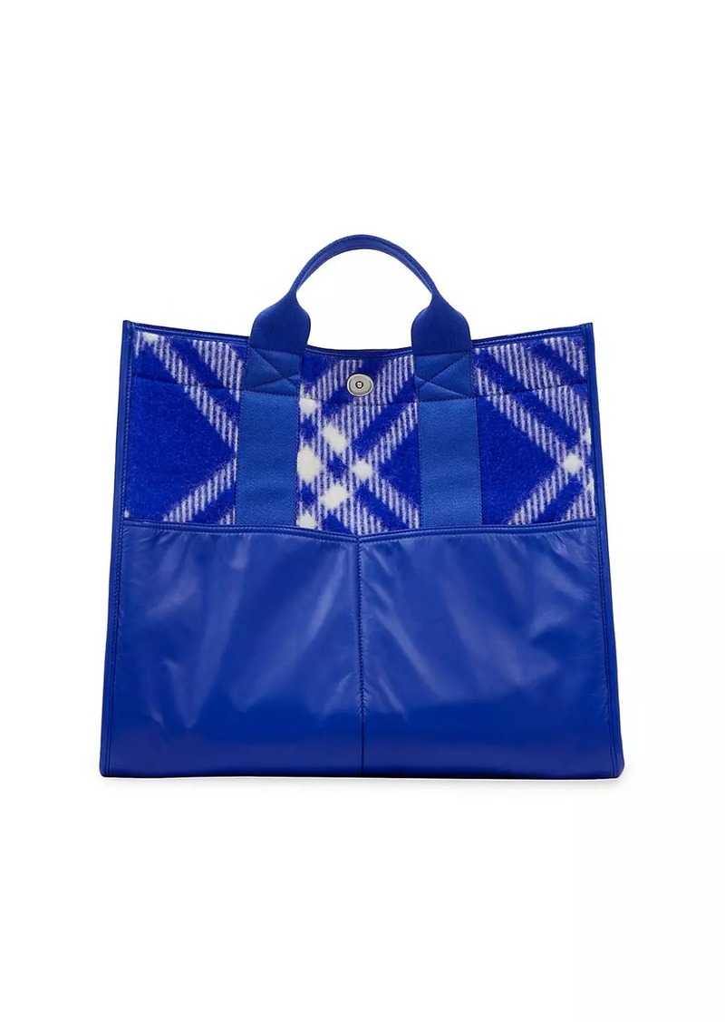 Burberry XL Check Shopper Tote