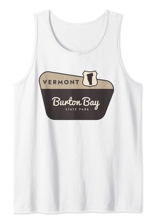 Burton Bay State Park Vermont Welcome Sign Vacation Tank Top