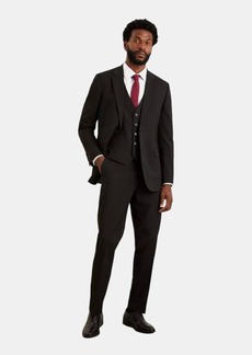 Burton Mens Essential Plain Tailored Suit Trousers - Black - 34S - Also in: 32, 38R, 34, 30