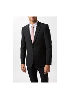 Burton Mens Essential Single-Breasted Skinny Suit Jacket - Charcoal - 46R - Also in: 40S, 44R, 50R, 48R, 46L, 38S, 34S, 44L, 40R, 34, 40L, 42L, 42R, 38R, 36S, 36R, 42S