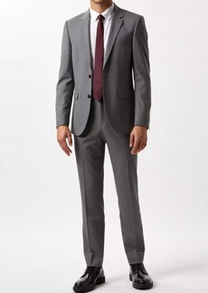 Burton Mens Essential Single-Breasted Skinny Suit Jacket - Light Grey - 44L - Also in: 38S, 42S, 42R, 38R, 44R, 48R, 40S, 46R, 40R, 36S