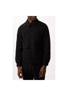 Burton Mens Faux Wool Shirt Jacket - Black - S