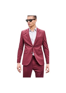 Burton Mens Skinny Suit Jacket - Burgundy - 42R - Also in: 44R