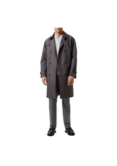 Burton Mens Twill Double-Breasted Trench Coat - M