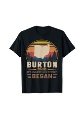 Vintage Burton Ohio Homtown My Story Began T-Shirt