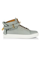 Buscemi Alce Leather High-Top Sneakers