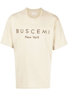 Buscemi logo-embroidered cotton T-shirt